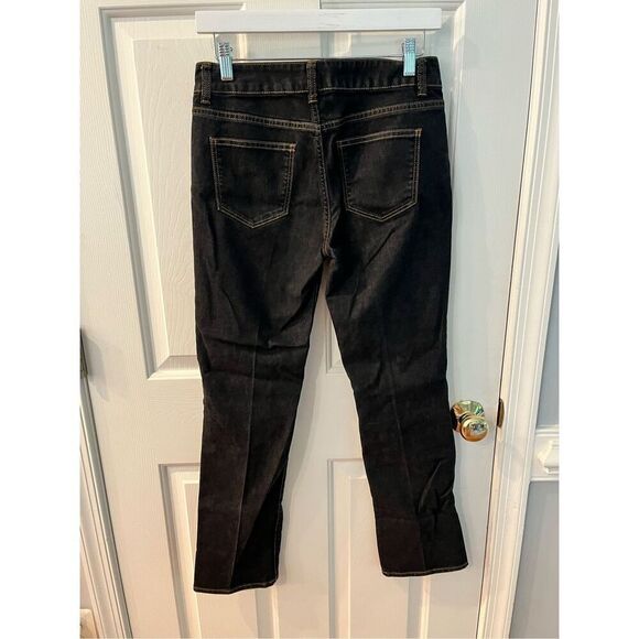 Talbots Dark Denim Heritage Straight Leg Jeans sz 6P EUC - Picture 6 of 8